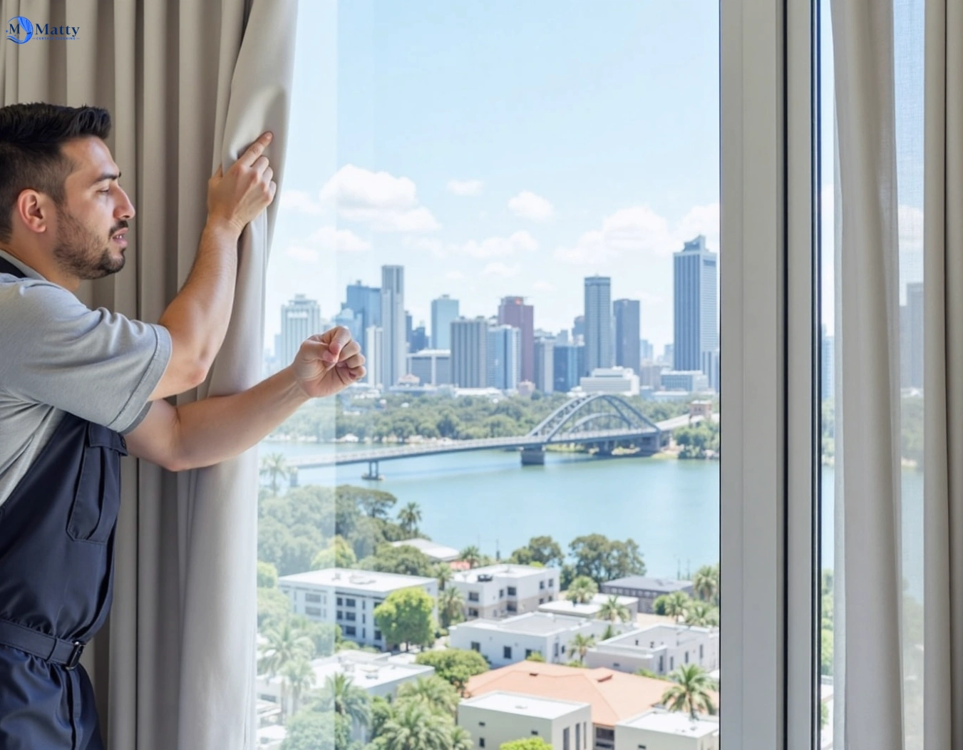 Professional curtain steam cleaning service castle-cove-nsw QLD by Matty Curtain Cleaning